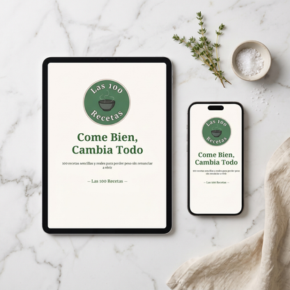 Ebook de las 100 recetas + Bonus (PDF)